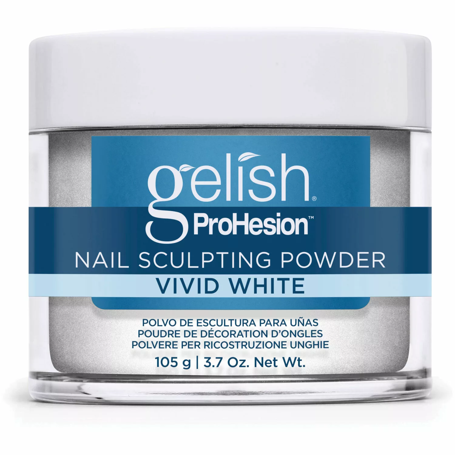 GELISH Prhesion Nail Sculpting POWDER VIDID WHTE 3.7 fl oz