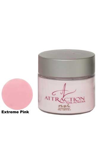 NSI ATTRACTION Nail POWDER EXTREME PINK 4.6 fl oz