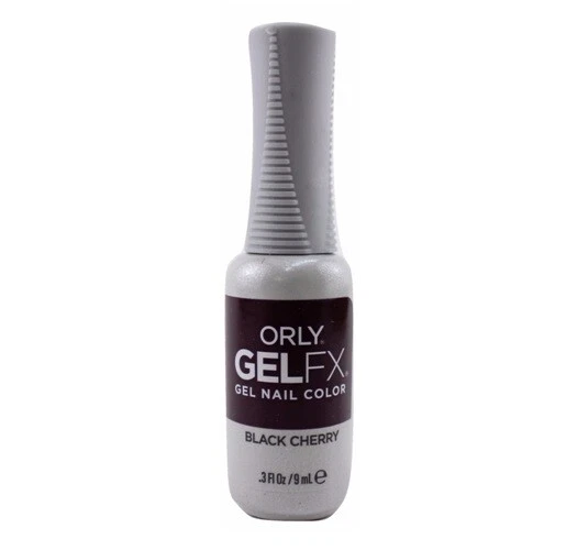ORLY GELFX GEL NAIL COLOR BLACK CHERRY .3 OZ