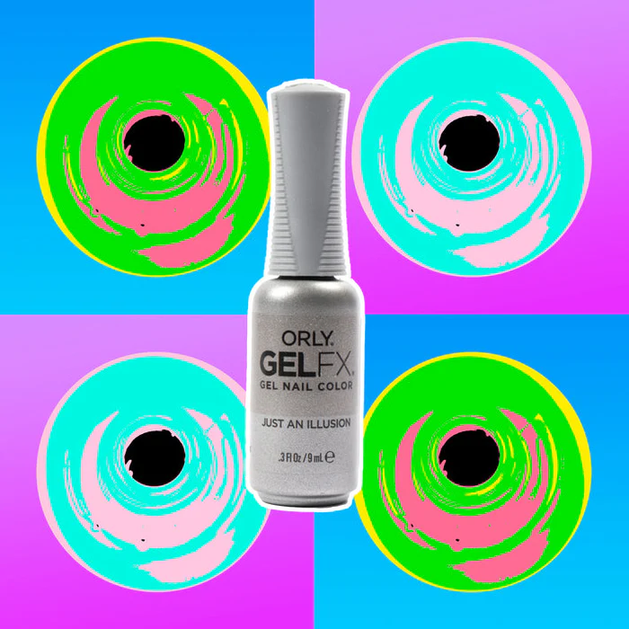 ORLY GELFX GEL NAIL COLOR JUST AN ILLUSION .3 OZ
