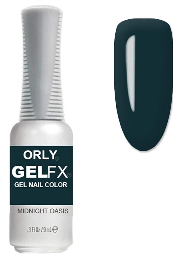 ORLY GELFX GEL NAIL COLOR MIDNIGHT OASIS .3 OZ
