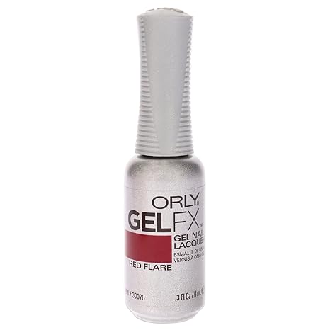 ORLY GELFX GEL NAIL COLOR RED FLARE .3 OZ