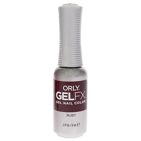 ORLY GELFX GEL NAIL COLOR RUBY .3 OZ