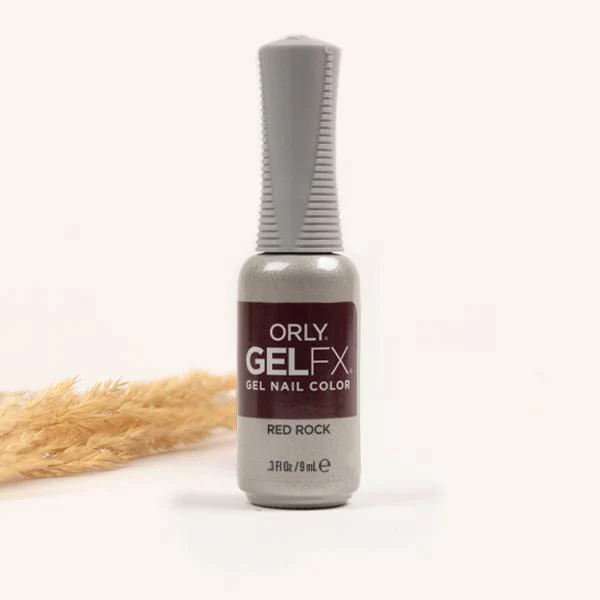 ORLY GELFX GEL NAIL COLOR RED ROCK .3 FL OZ